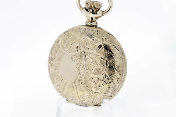 Timekeepersclayton 1900s American Watch CO. Pocket Watch Goldfilled Hand Engraved Country-side Scene
