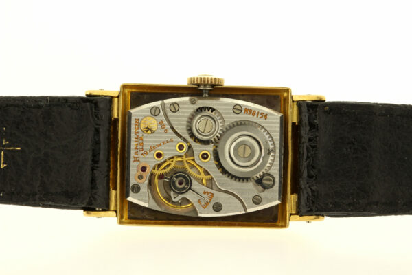 Timekeepersclayton Hamilton Wrist Watch 19 Jeweled Movement 18K Yellow Gold Case 982 Type Domed Crystal