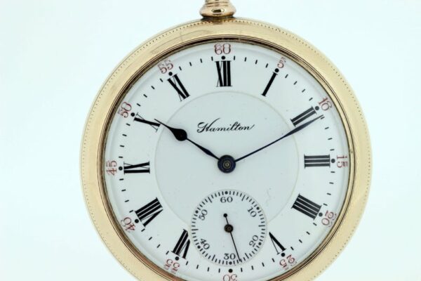 Timekeepersclayton Gold Filled Hamilton Pocket Watch Lake House