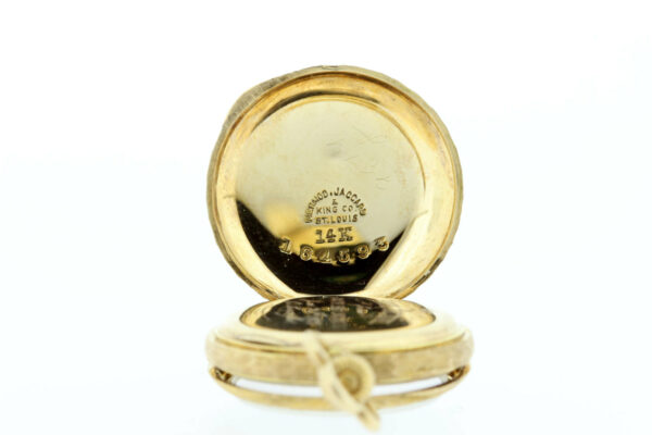 Timekeepersclayton 14 Karat Gold Tiny Pocket Watch Ladies