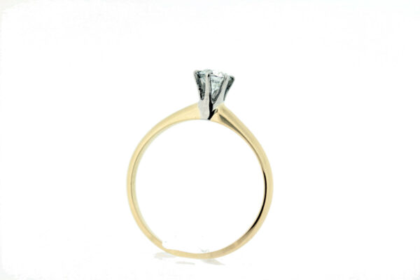 Timekeepersclayton 14-karat Gold Solitaire Diamond Ring