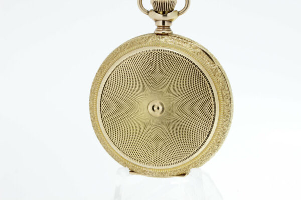 Timekeepersclayton 14K Gold Elgin Pocket Watch with Shield