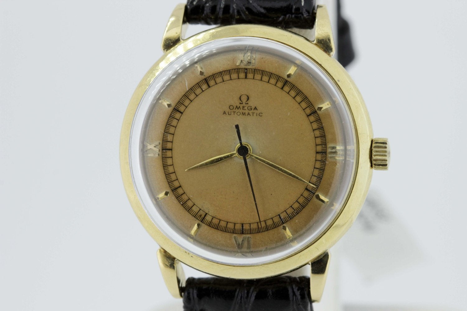 14K Gold Omega Automatic Wrist Watch - Timekeepersclayton
