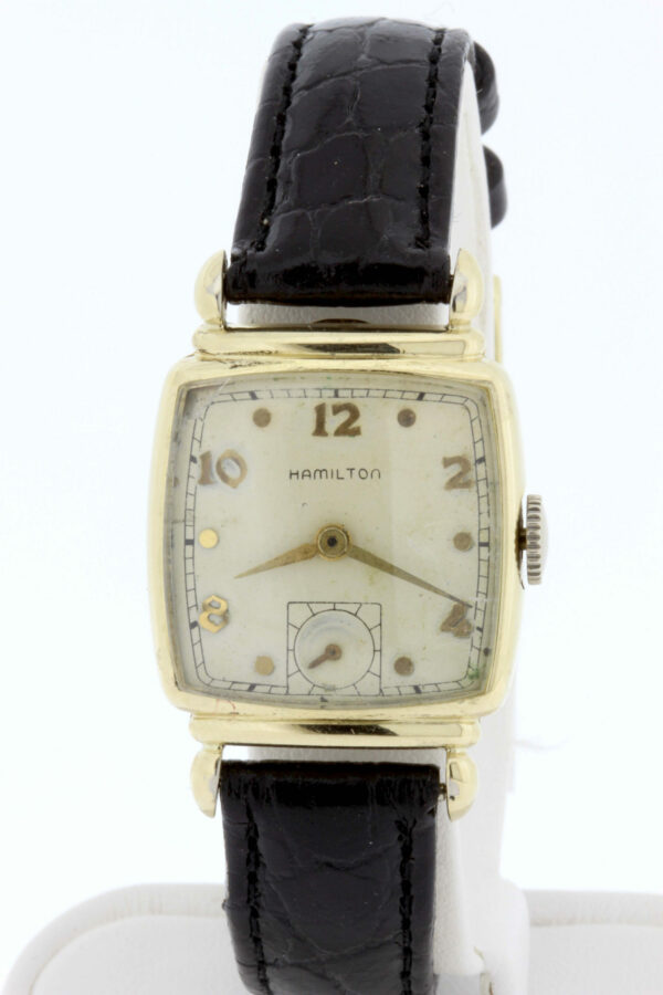 14K Goldfilled Hamilton Wrist Watch 1940s - Timekeepersclayton