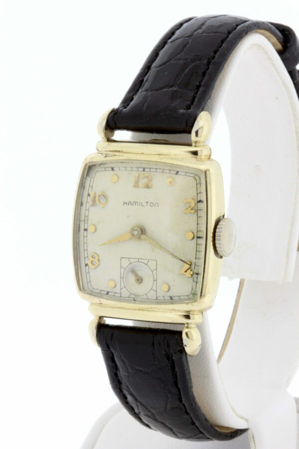 Timekeepersclayton 14K Goldfilled Hamilton Wrist Watch 1940s