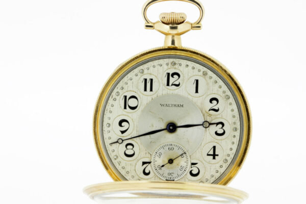 Timekeepersclayton 14K Waltham Pocket Watch 17 Jewel Movement