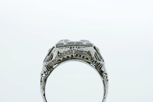 Timekeepersclayton 14K White Gold Diamond Ring with 1CTW