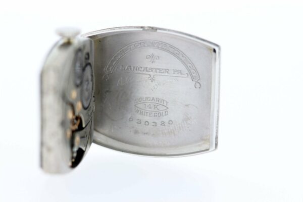 Timekeepersclayton 14K White Gold Hamilton Wrist Watch