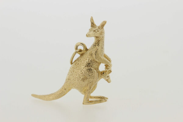Timekeepersclayton 14K Yellow Gold Kangaroo Charm