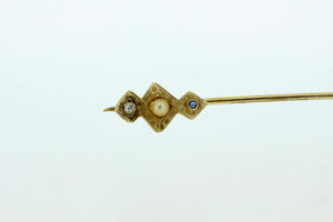 Timekeepersclayton 14K Yellow Gold Pearl Stick Pin