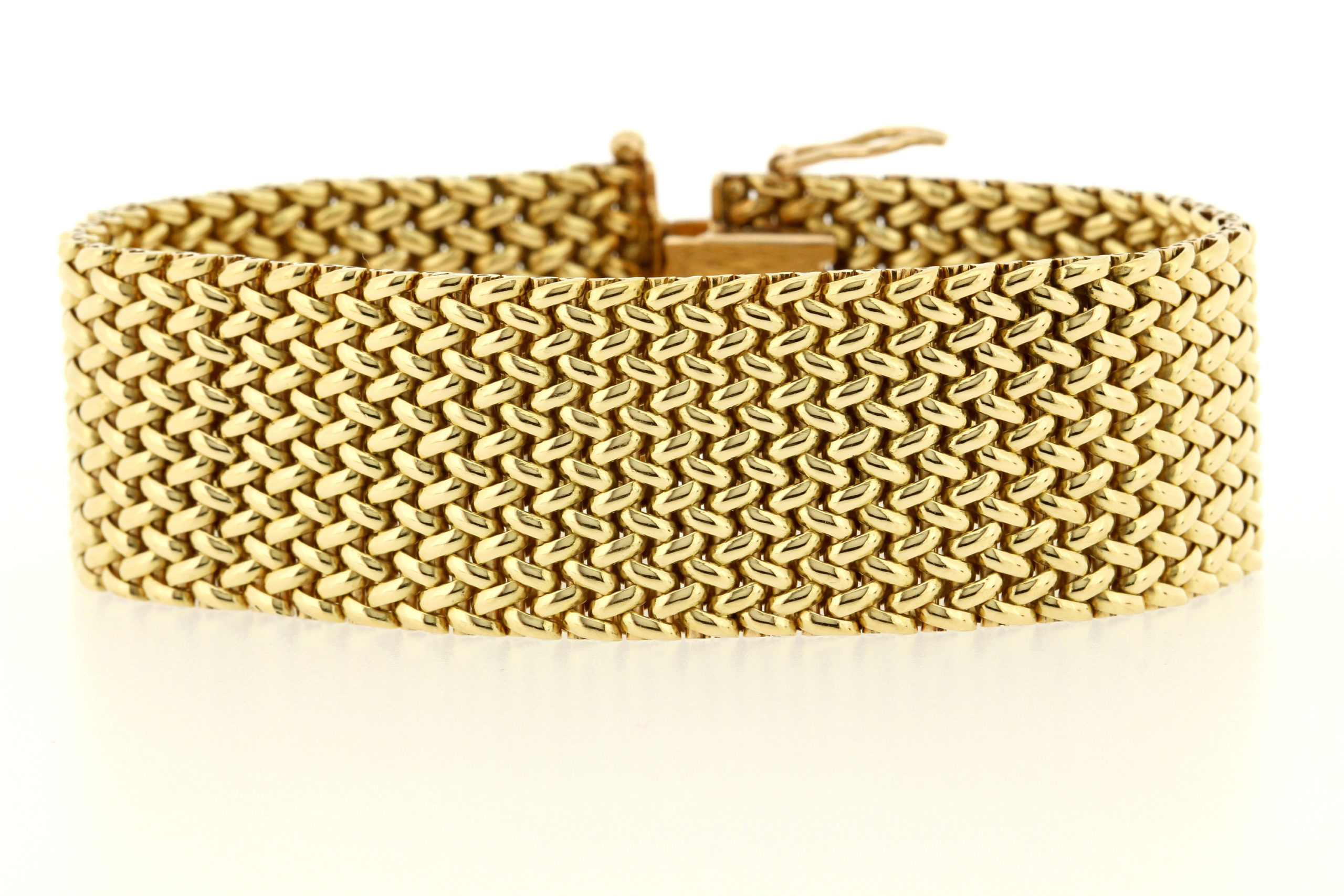 14K Gold Cuban Link Bracelet, 8.75