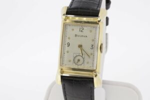 Timekeepersclayton 14k Yellow Gold Men’s Bulova Wrist Watch