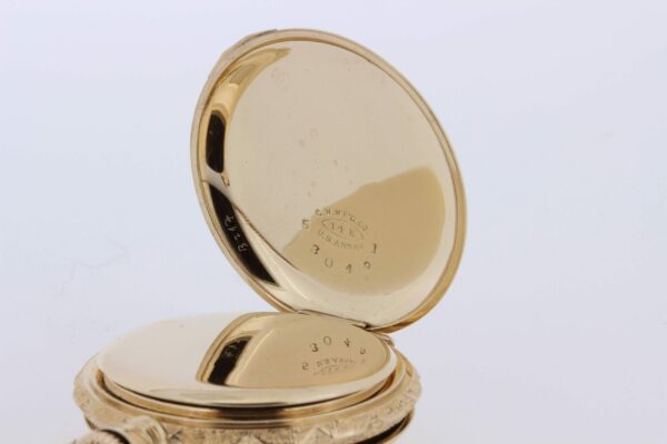 Timekeepersclayton 1899 O size 14K Gold Elgin Pocket Watch