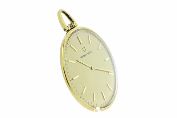 Timekeepersclayton 18K Gold Pocket Watch Universal Geneve Slim Case