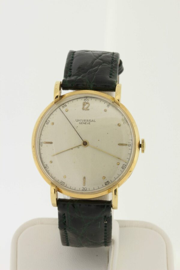 Timekeepersclayton 18K Yellow Gold Universal Geneve Wrist Watch