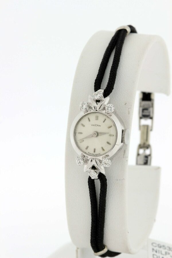 Timekeepersclayton 18K gold Vulcan wrist watch