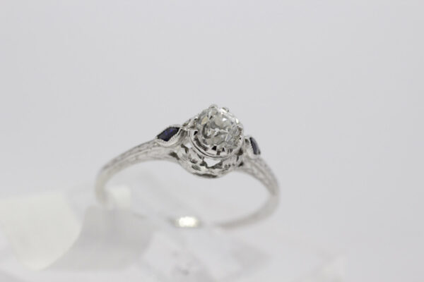 Timekeepersclayton 1920s Floral Diamond Ring