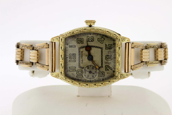 Timekeepersclayton 1920s Gold FIlled Illinois Wrist Watch