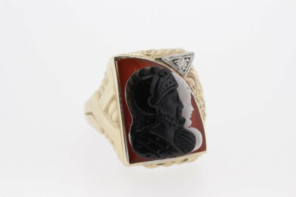 Timekeepersclayton 1950s 10k Gold Gothic Style Ring