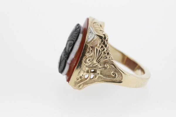 Timekeepersclayton 1950s 10k Gold Gothic Style Ring