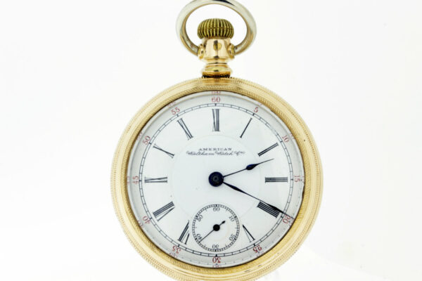 American Waltham Watch Co Pocket Watch Gold Filled with Screw Down Case