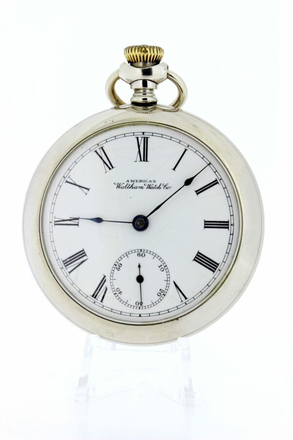 Timekeepersclayton American Waltham Watch Company Silveroid Pocket Watch Swiss Movement