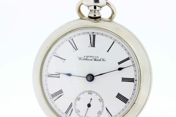 Timekeepersclayton American Waltham Watch Company Silveroid Pocket Watch Swiss Movement