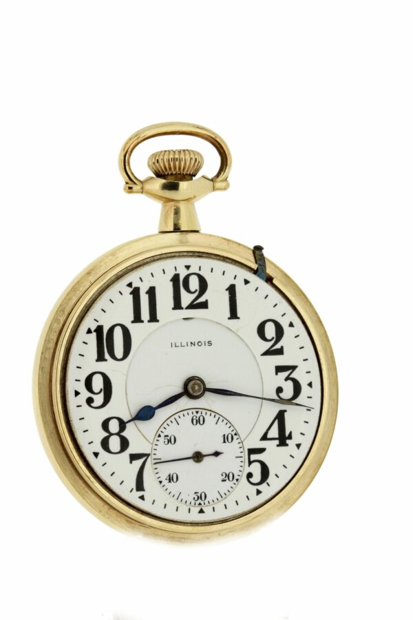 Timekeepersclayton Classic Illinois Pocket Watch 21 Jeweled Movement