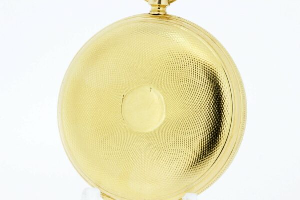Timekeepersclayton Hand Painted Tiffany and CO 18K Yellow Gold Pocket Watch