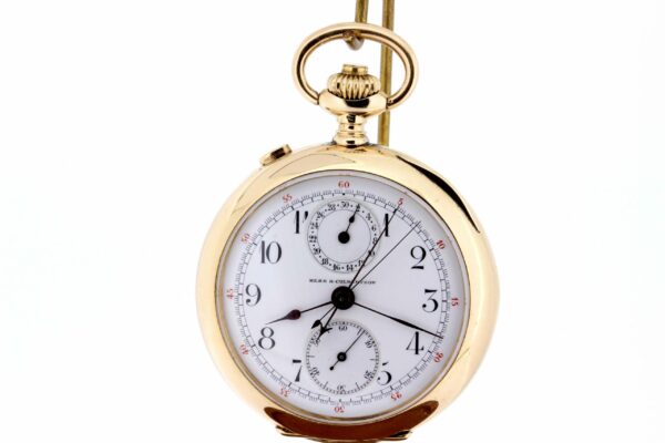 Timekeepersclayton Hess and Culbertson St. Louis MO 14K Yellow Gold Pocket Watch Split
