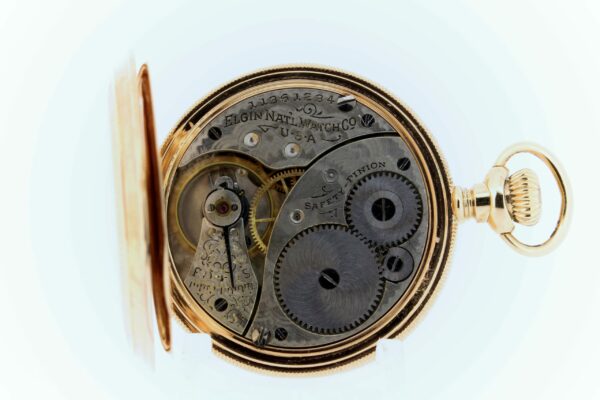 Timekeepersclayton 14K Yellow Gold 0 size Pocket Watch Elgin Movement Mermod Jaccard and Co St Louis 1904
