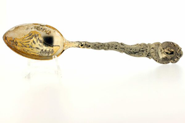 Timekeepersclayton Sterling Silver Location Spoon Mount Tacoma George Washington