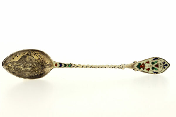 Timekeepersclayton 900 Silver Mount Tacoma Collectible Spoon