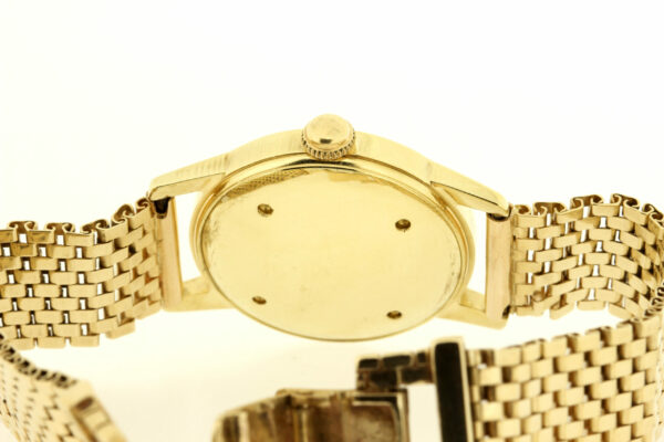 Timekeepersclayton 14K Yellow Gold Marvin Wrist Watch with Bracelet