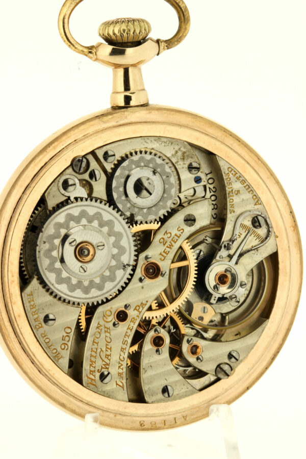 Timekeepersclayton Gold Filled Hamilton pocket watch 950 type 23 jeweled movement