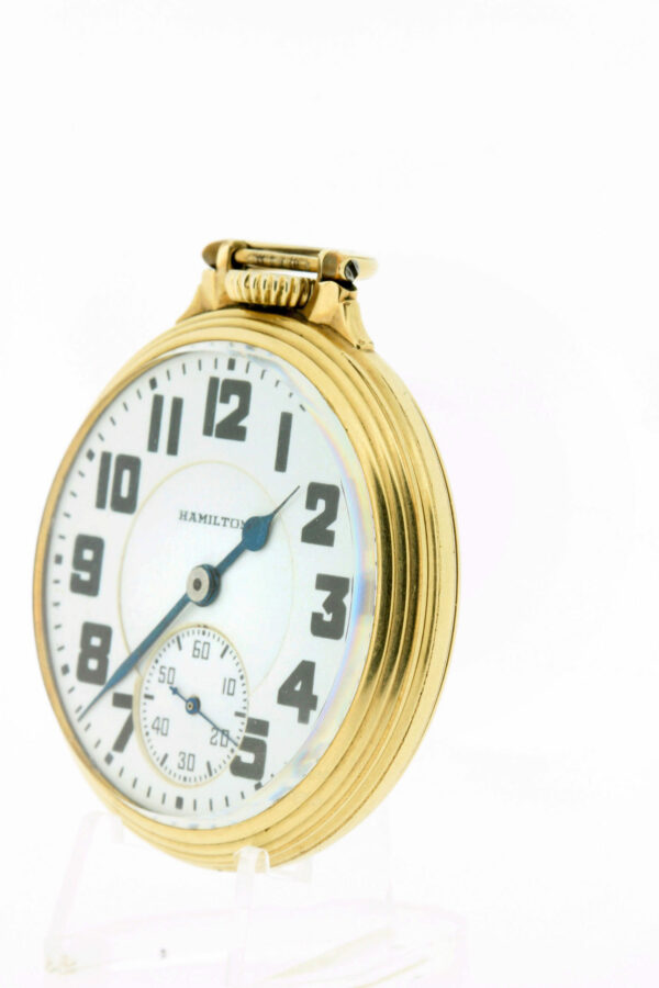 Timekeepersclayton 10K Gold filled Railroad Grade Hamilton 21 Jeweled Movement Pocket Watch Cal 992
