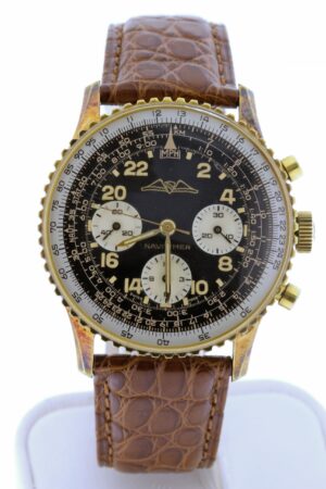 Timekeepersclayton Breitling 809 Navitimer Stainless Steel Back and Gold Plate no Box or papers