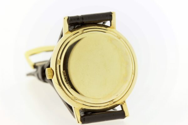Timekeepersclayton 14K Yellow Gold Girard-Perregauz Gyromatic 39 jewel movement Wrist Watch