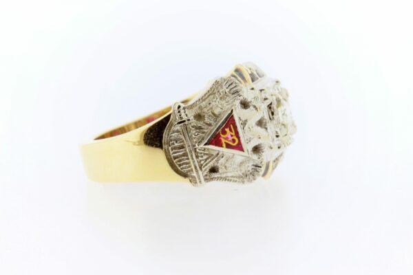 Timekeepersclayton 10K Gold Masonic Ring Vintage