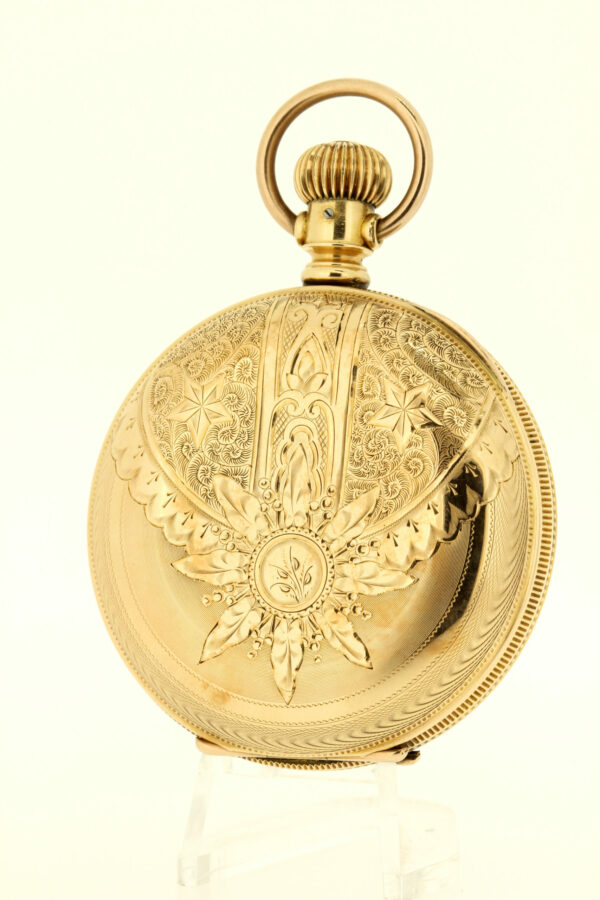 Timekeepersclayton 1902 year Illinois Bunn Special Pocket watch Size 18 21 Jeweled Movement Lever Set Star Engraved