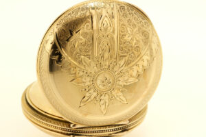 1902 year Illinois Bunn Special Pocket watch Size 18 21 Jeweled Movement Lever Set Star Engraved
