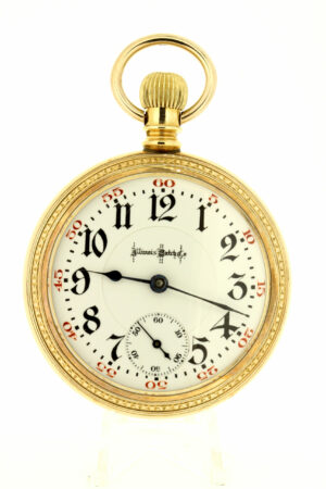 1902 Illinois Watch Company pocket watch Bunn Special 24 Jeweled Movement 10K Gold Filled Case