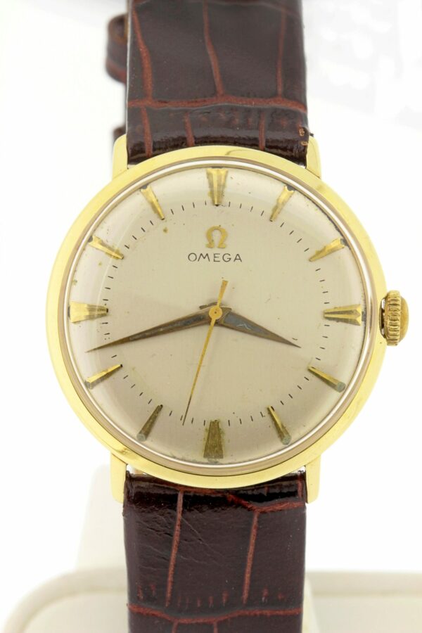 Timekeepersclayton 14K Gold Omega Wrist Watch Swiss Movement