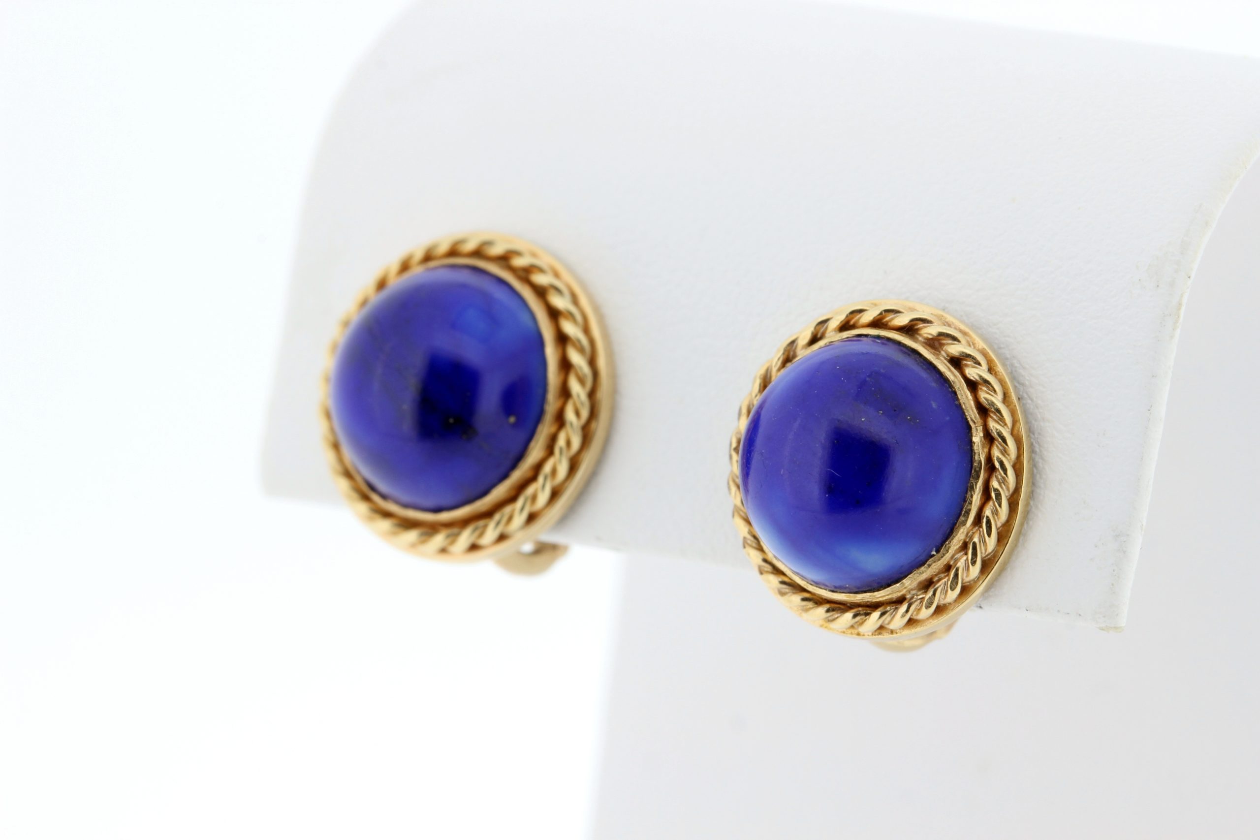 Lapis Earrings Blue Lazuli Smooth Heart Simple Drops 14k Gold Sterling  Silver | eBay
