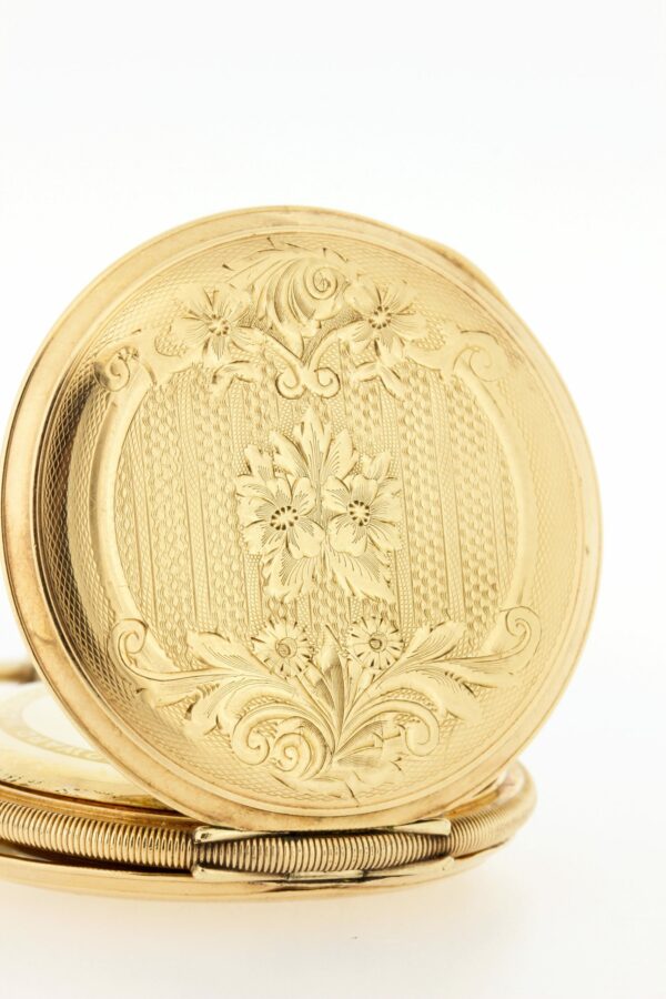 Timekeepersclayton Howard Gold Filled Pocket Watch with 17 Jeweled Movement