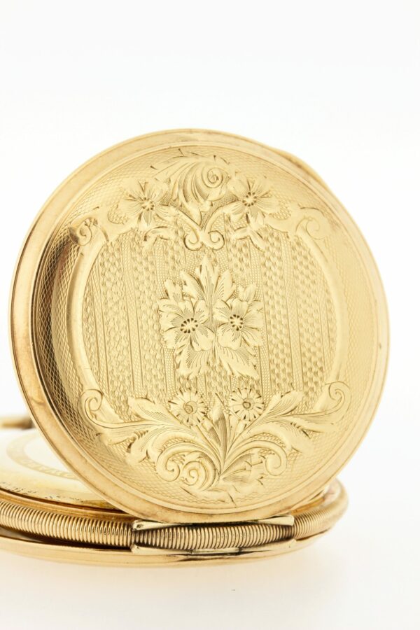 Timekeepersclayton Howard Gold Filled Pocket Watch with 17 Jeweled Movement