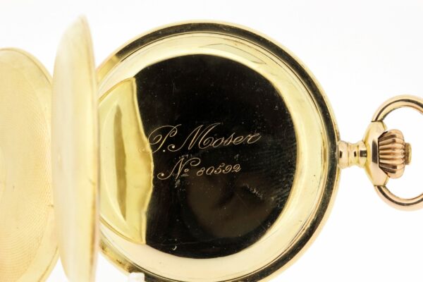 Timekeepersclayton P.Moser 14K Yellow Gold Pocket Watch