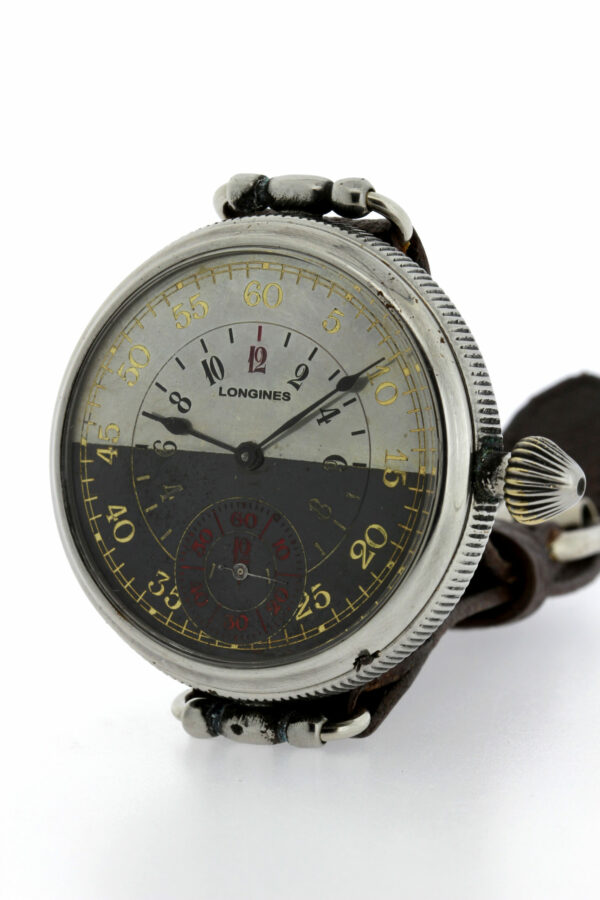 Timekeepersclayton Longines Converted pocket watch to wrist watch with 24-hour dial
