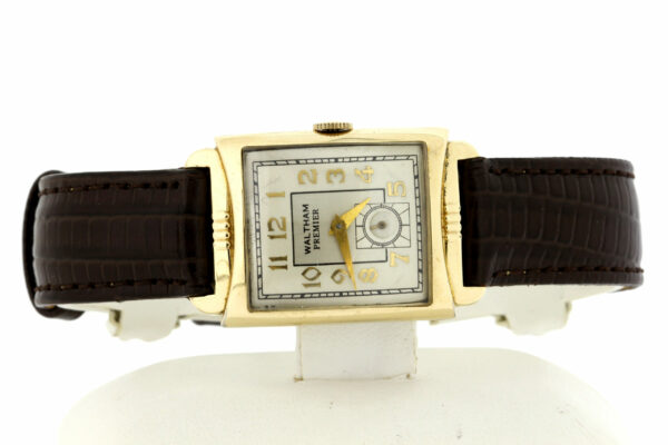 Timekeepersclayton 10K Gold Filled 1950s Waltham Premier Wrist Watch