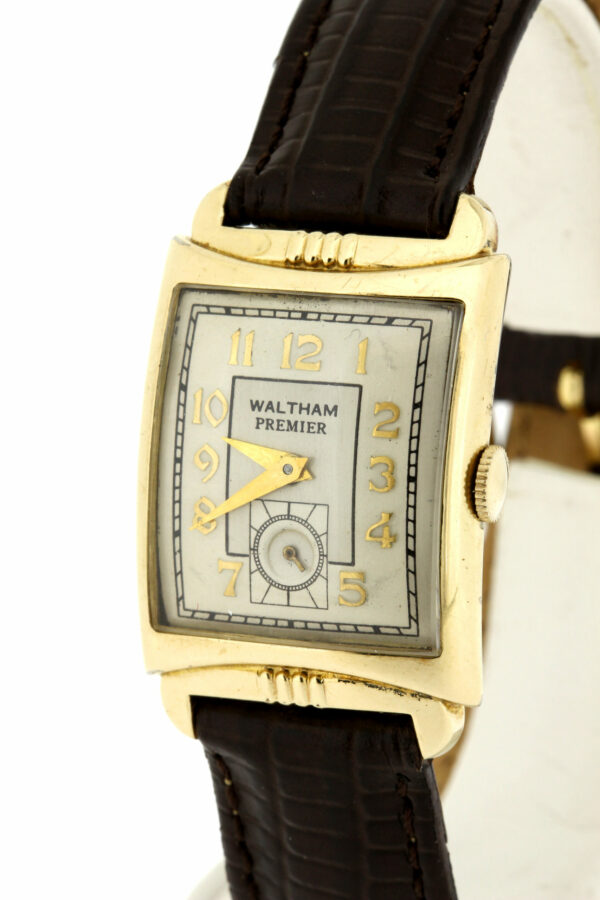 Timekeepersclayton 10K Gold Filled 1950s Waltham Premier Wrist Watch